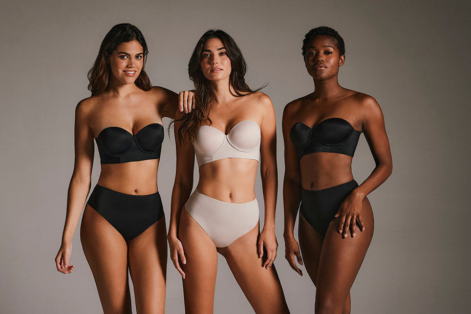best shapewear for strapless dress Zeecaro Women's Bodysuit Tummy Control Tube Tops The Strapless Shapewear Revolution: Embracing
