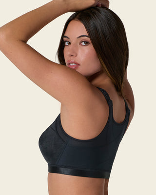 Multi/functional back support posture corrector wireless bra#color_700-black