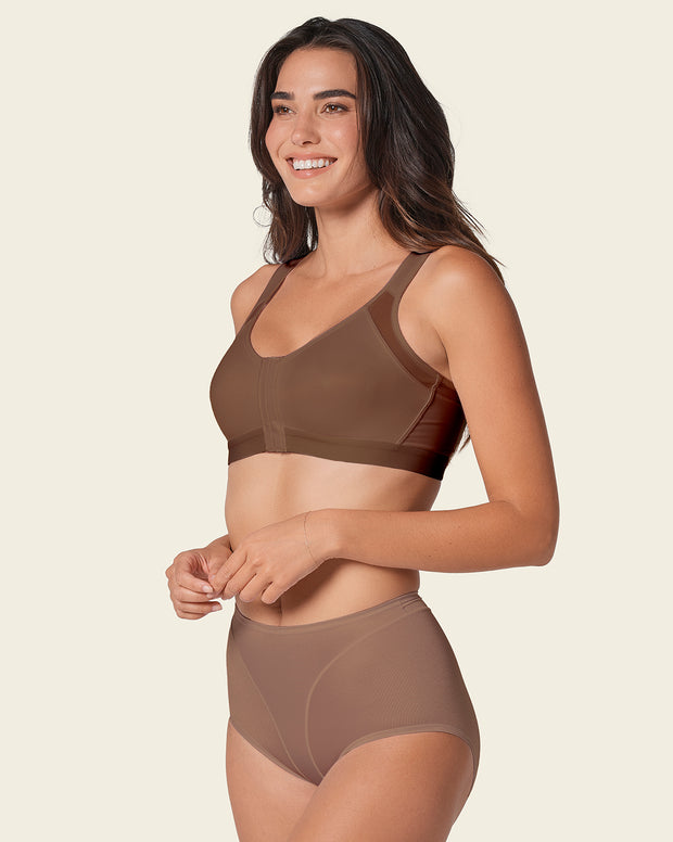 Post-Surgical Wireless Bra with Front Closure