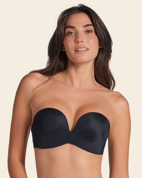 Antigravity wireless strapless bra#color_700-black