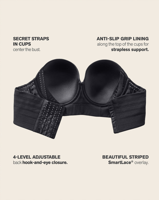 Splendid strapless bra with underwire