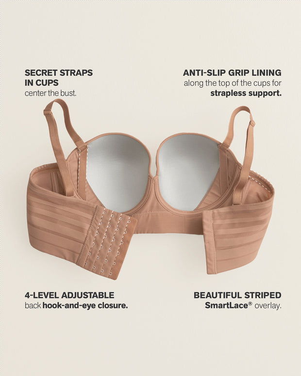 Splendid strapless bra with underwire