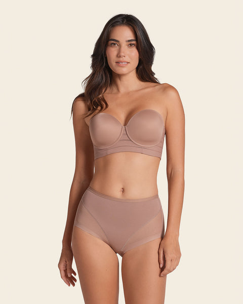 Truly undetectable comfy shaper panty#color_857-brown