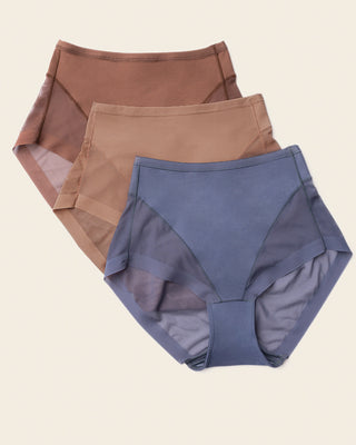Truly Undetectable Comfy Shaper Panty#color_s01-dark-brown-blue-brown