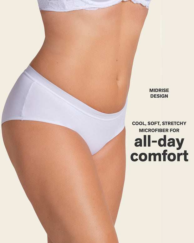 Semi low-rise smooth hiphugger panty