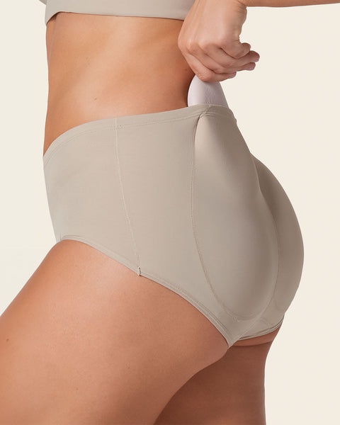 Classic butt lifter shaper panty#color_802-nude
