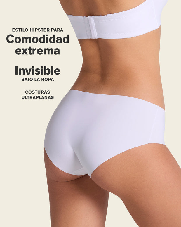 No ride-up seamless hiphugger panty