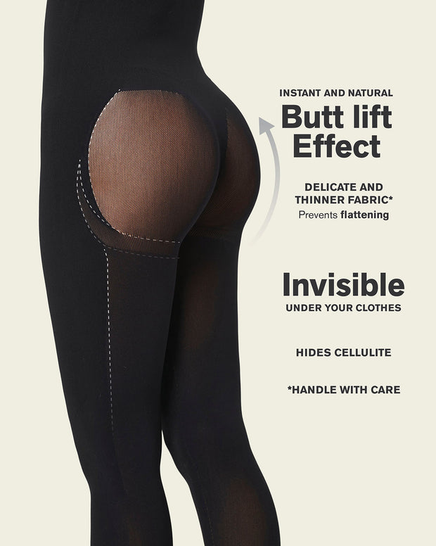 Invisible butt lifter full-leg body shaper