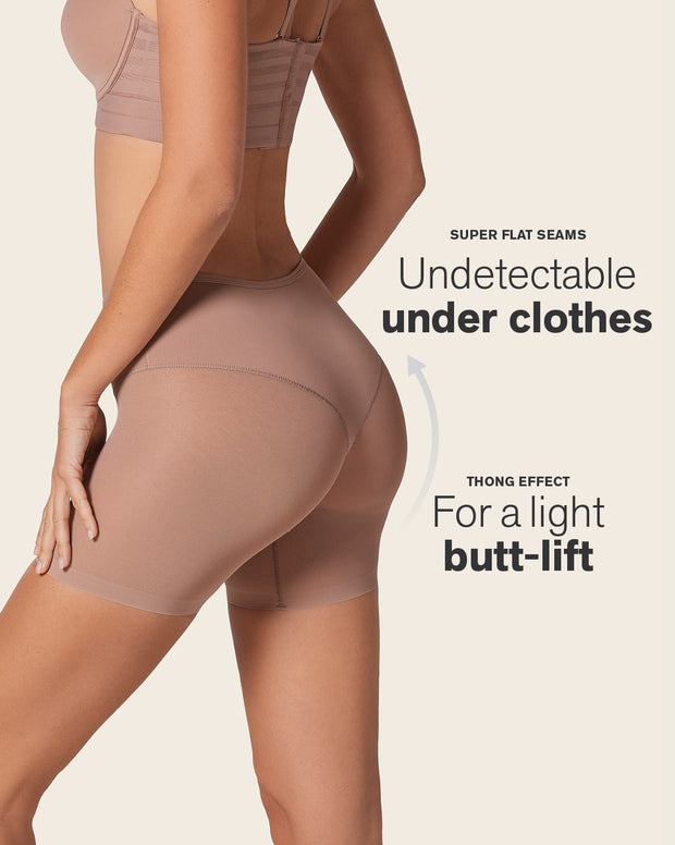 Truly undetectable sheer shaper short
