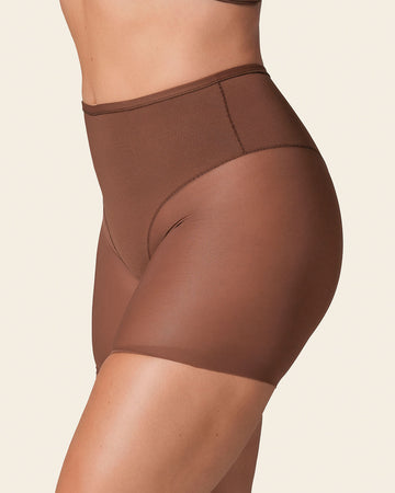 Truly undetectable sheer shaper short#color_875-dark-brown