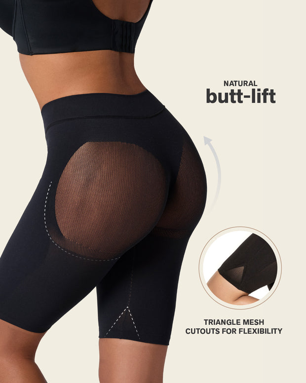 Well-rounded invisible butt lifter shaper short