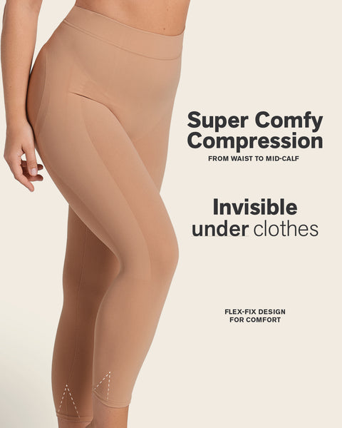 Invisible high-waisted capri shaper#color_087-natural