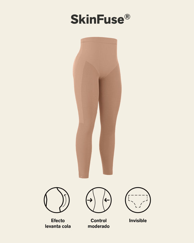 Invisible high-waisted capri shaper