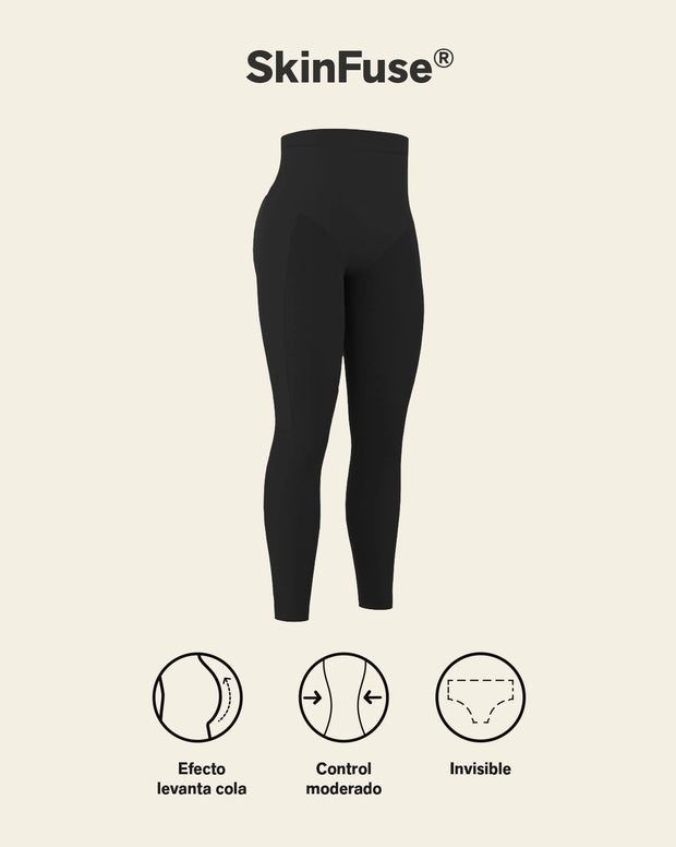 Invisible high-waisted capri shaper