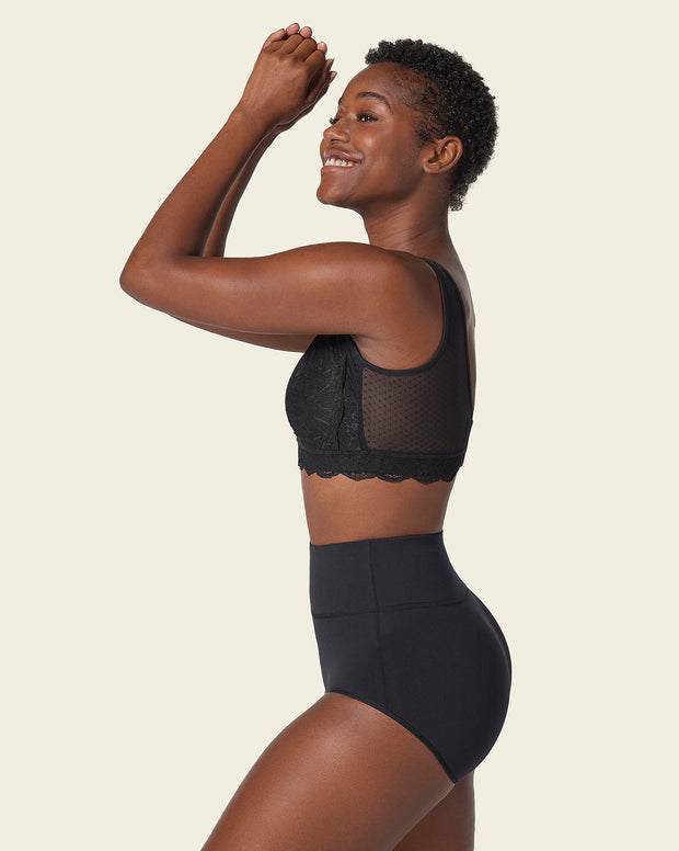High-waisted classic smoothing brief
