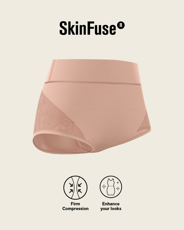 High-waisted classic smoothing brief