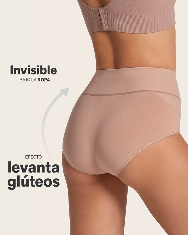 High-waisted classic smoothing brief