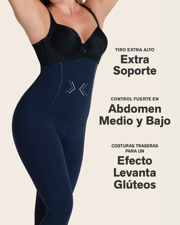 Extra high waisted firm compression legging