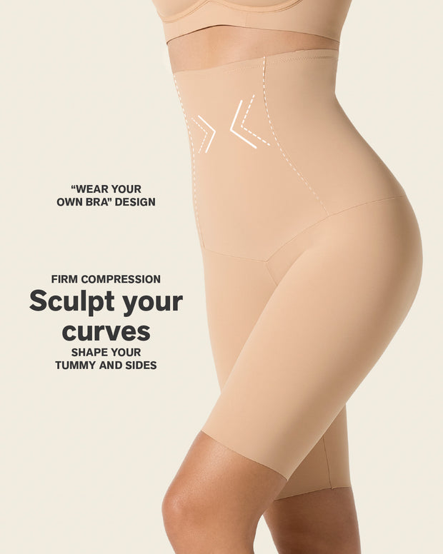 Extra High Waisted Firm Shaper Short