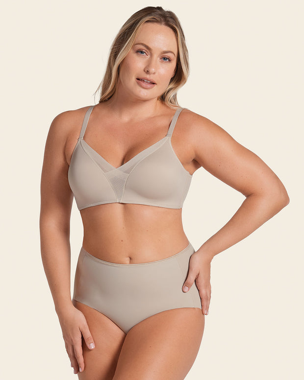 Perfect fit high waisted seamless hipster panty