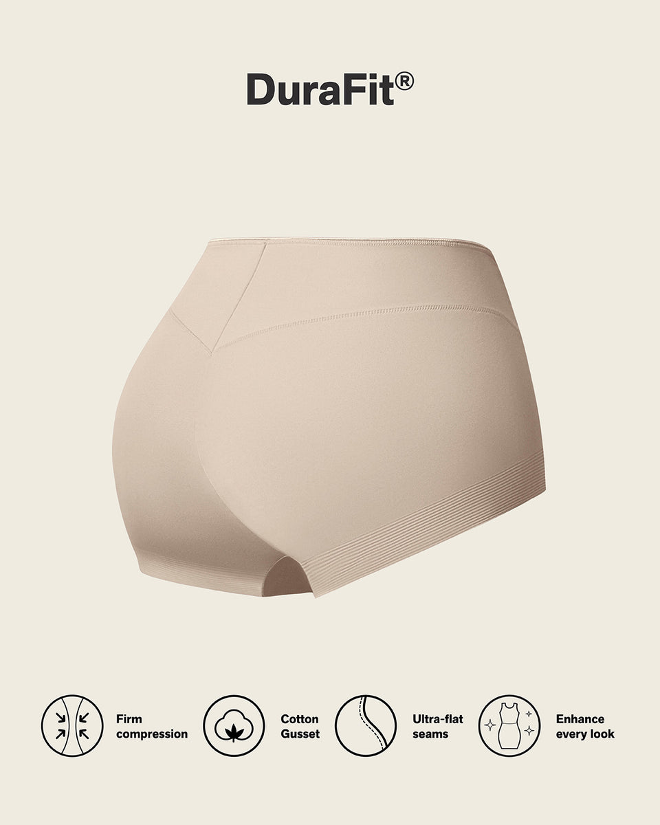 High-cut seamless shaper panty