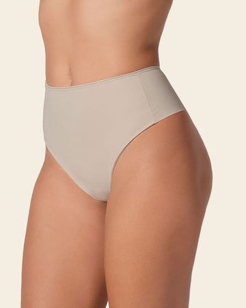 Seamless thong shaper panty#color_802-nude