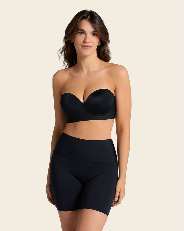 High Profile Bra & PowerStay Short in Black