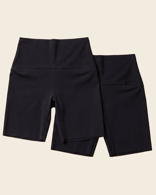 Stay-in-place seamless slip short#color_700-black