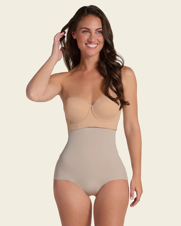 Extra high-waisted moderate shaper panty