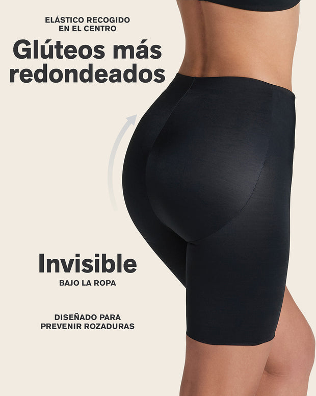 Midrise anti chafing butt lifter shaper short