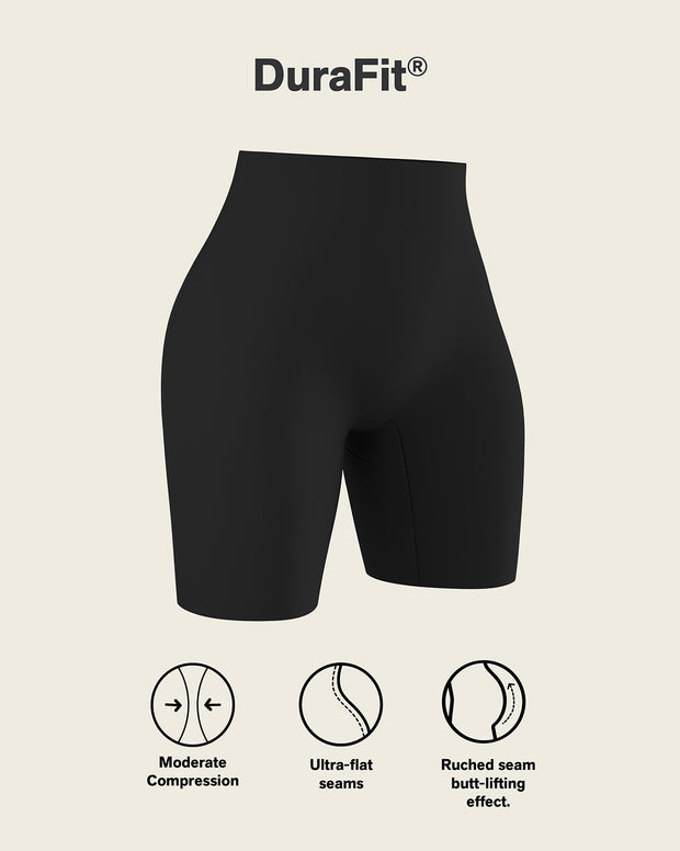 Midrise anti chafing butt lifter shaper short