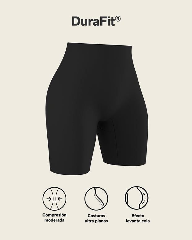 Midrise anti chafing butt lifter shaper short