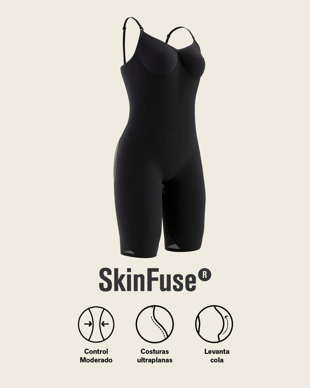 Full coverage seamless shaping bodysuit