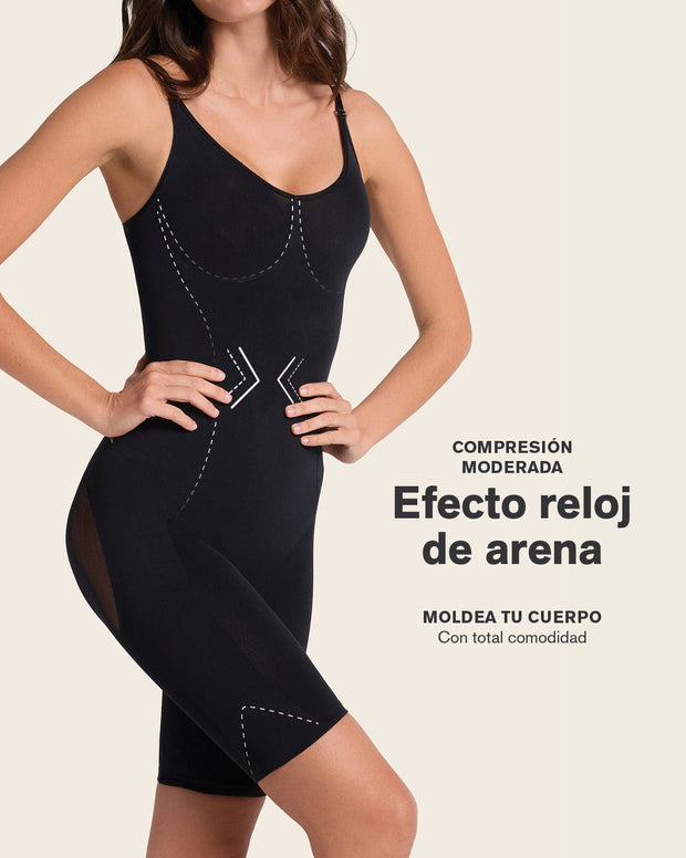 Full coverage seamless shaping bodysuit