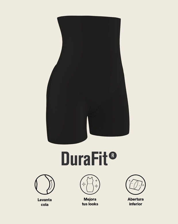 Strapless sculpting step-in body shaper with short bottom