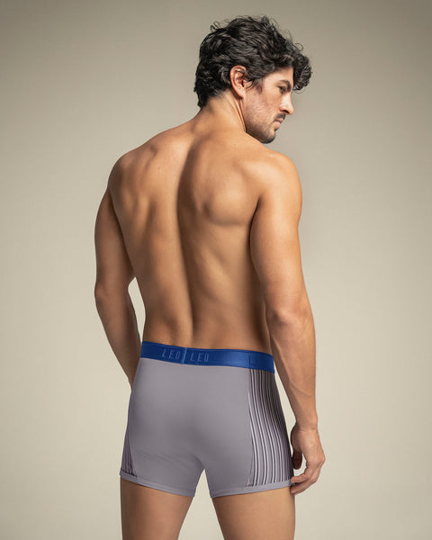 Perfect Fit Trunk with Contrast Details#color_758-gray-with-elastic-blue