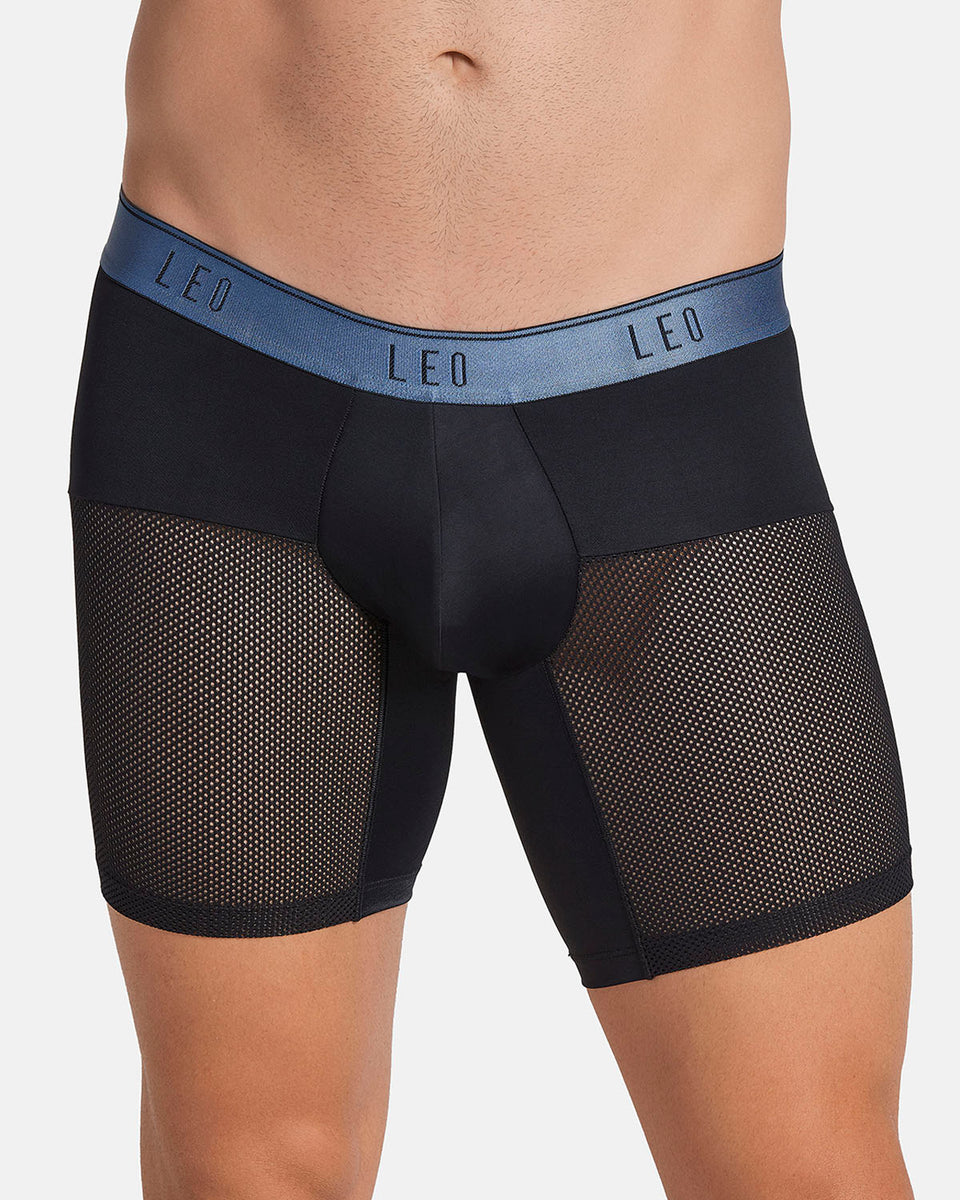 High-Tech Mesh Boxer Brief with Ergonomic Pouch