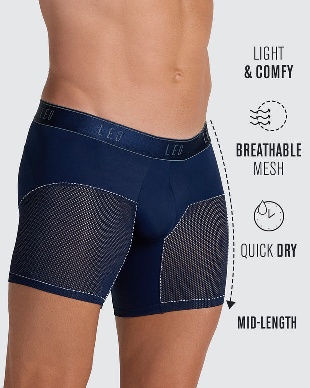Leo advanced mesh boxer brief