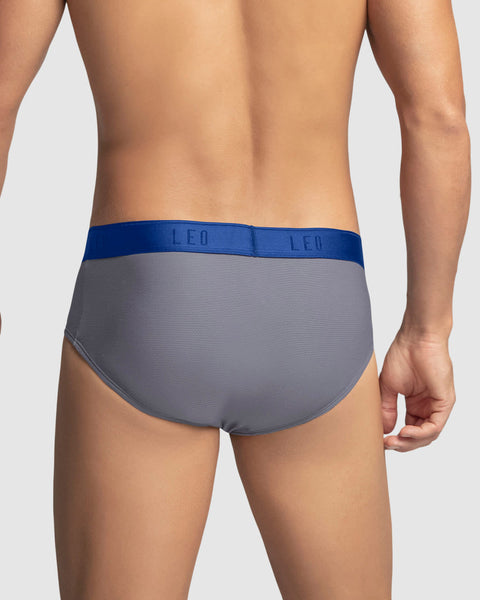 Ultra-Light Brief with Ergonomic Pouch#color_758-gray-elastic-blue