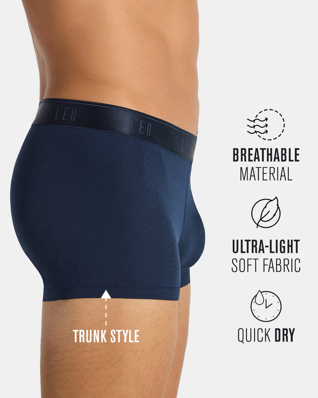 3-Pack Ultra-Light Trunks with Ergonomic Pouch