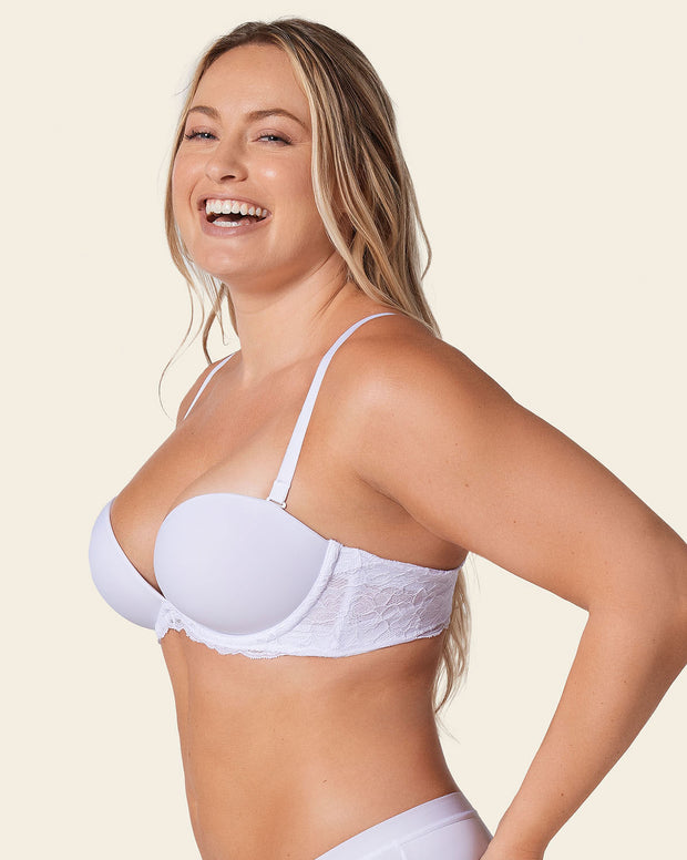 The 3d bra: triple push-up plunge bra