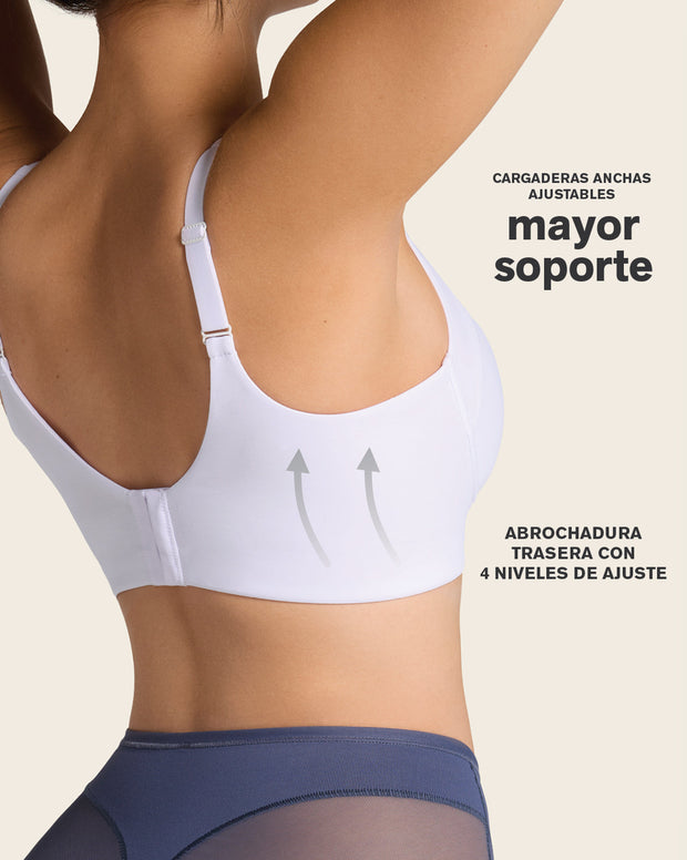 Everyday wireless support bra