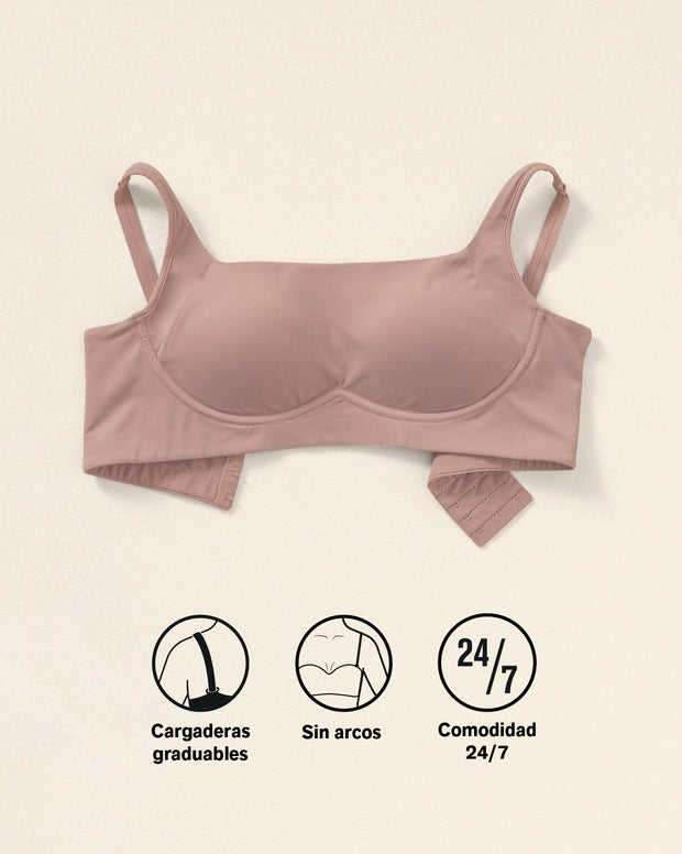 Everyday wireless support bra