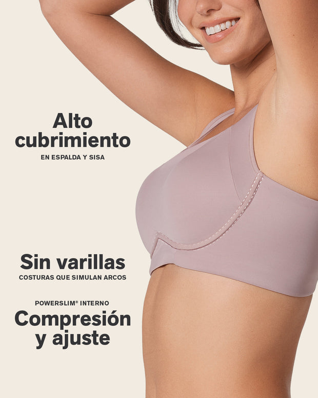 Everyday wireless support bra