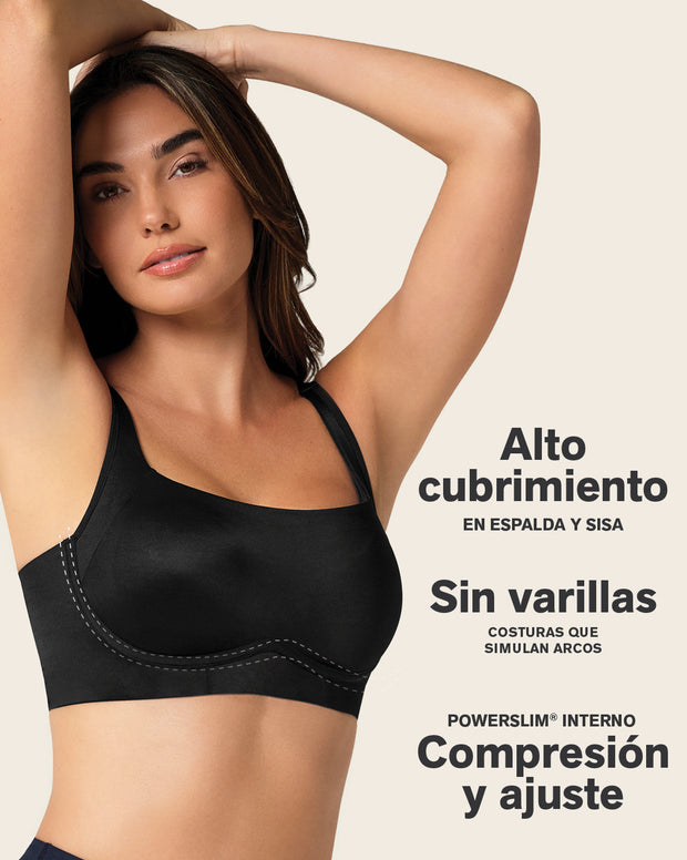 Everyday wireless support bra
