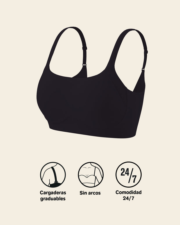Everyday wireless support bra