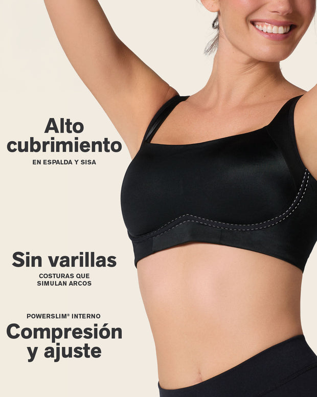 Everyday wireless support bra