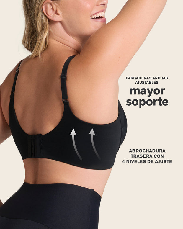Everyday wireless support bra
