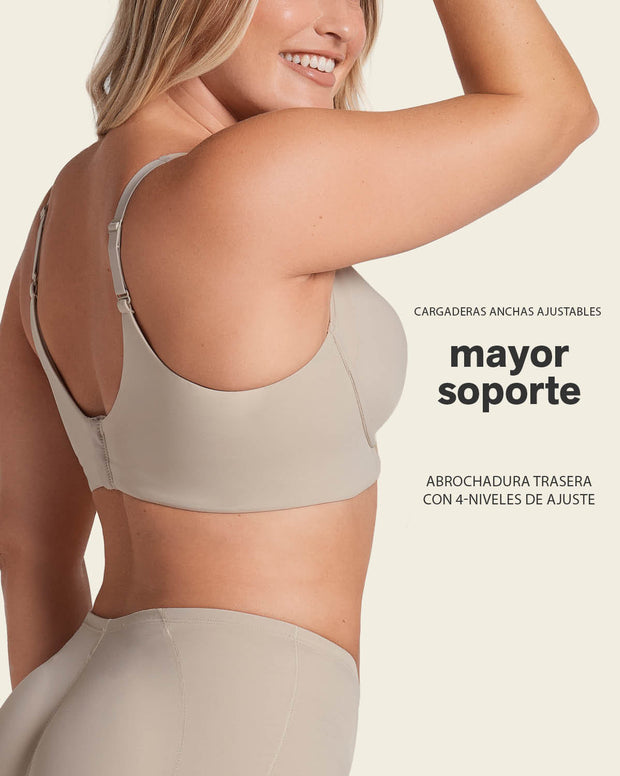 Everyday wireless support bra