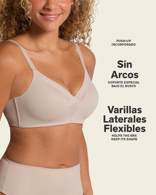 Wireless push up magical bra